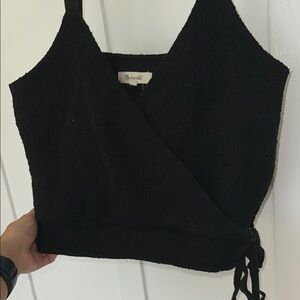 Black Wrap Top madewell